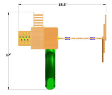 Load image into Gallery viewer, Turbo Original Fort Combo 2 with Wood Roof