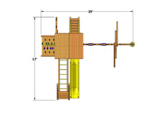 Load image into Gallery viewer, Deluxe Fort Combo 3 with Playhouse