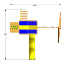 Load image into Gallery viewer, Original Fort with 2 position swing beam