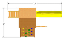 Load image into Gallery viewer, Deluxe Fort, Jr. with Playhouse