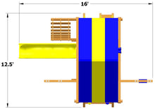 Load image into Gallery viewer, Deluxe Playcenter with Double Swing Arm