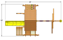 Load image into Gallery viewer, Turbo Original Playcenter Combo 2 with Wood Roof
