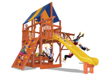 Load image into Gallery viewer, XL Turbo Deluxe Fort Combo 2 with Premier Picnic Table
