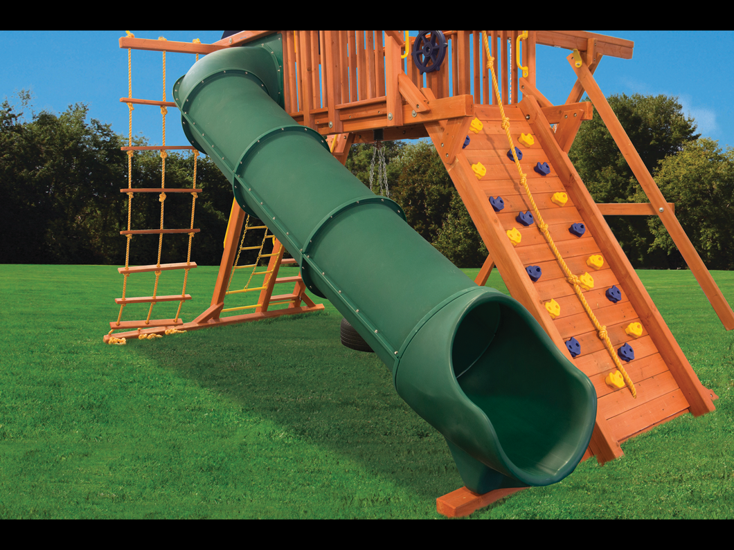 90* Tube Slide- Choose Deck Height