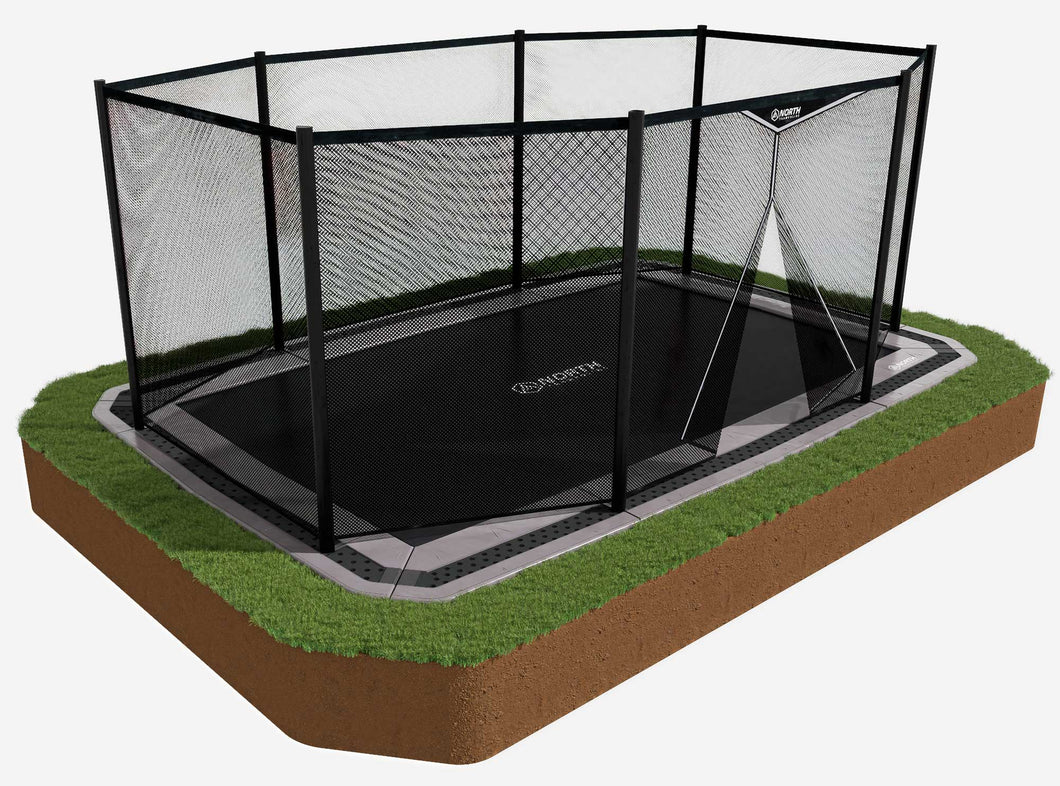15x10ft North INGROUND enclosure