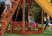 Load image into Gallery viewer, XL Turbo Deluxe Fort Combo 2 with Premier Picnic Table
